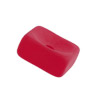 10 Stk. Polaris Konkav-Vierecke 10x5mm Rot mattiert